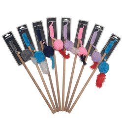 Bedspet Peluş Tüylü  Kedi Oltası