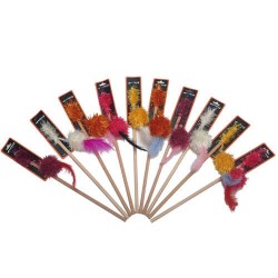 Bedspet Püsküllü Tüylü Kedi Oltası