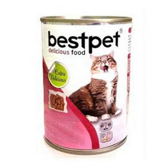 Bestpet Sığır Etli Yetişkin Kedi Konservesi