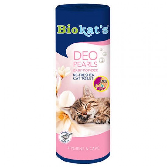 Biokats Deo Pearls Kedi Kumu Parfümü Bebek Pudralı