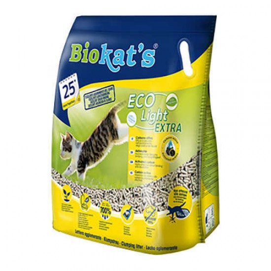 Biokat's Pelet Kedi Kumu Eco Light Extra Aktif Karbonlu