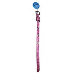 Bobo Bo-1609 Pati Desenli Taşlı Köpek Boyun Tasması