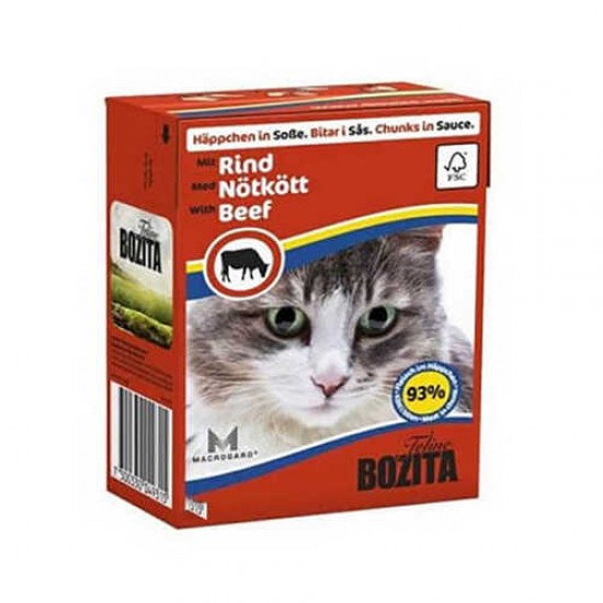 Bozita Cis Beef Biftekli Tahılsız Kedi Konservesi