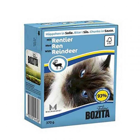 Bozita Ren Geyik Etli Yetişkin Kedi Konservesi