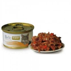 Brit Care Tuna Balık Ve Havuçlu Yetişkin Kedi Konservesi