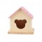 Carno Hamster Evi Ahşap Pembe