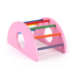 Carno Hamster Merdiveni Ahşap Yarım Daire