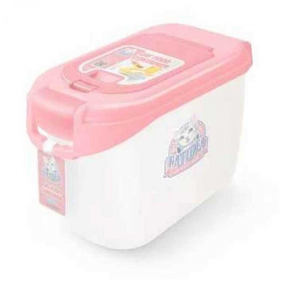 Cat Idea Mama Saklama Kovası 2 Kapaklı Pembe