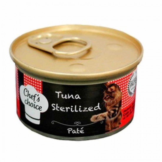 Chefs Choice Kısırlaştırılmış Ton Ezme Yetişkin Kedi Konservesi