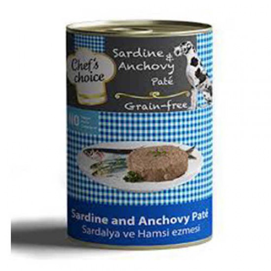 Chefs Choice Kıyılmış Sardalyalı ve Hamsili Yetişkin Köpek Konservesi