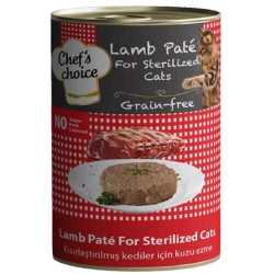 Chefs Choice Kuzu Etli Ezme Kısırlaştırılmış Kedi Konservesi