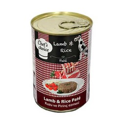 Chefs Choice Kuzulu Pirinçli Ezme Tahılsız Yetişkin Köpek Konsevesi