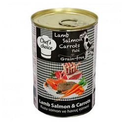 Chefs Choice Somonlu Kuzulu Ezme Tahılsız Yetişkin Köpek Konsevesi