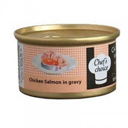 Chefs Choice Soslu Tavuklu Somonlu Yetişkin Kedi Konservesi