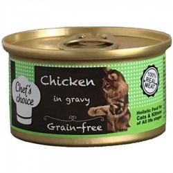 Chefs Choice Soslu Tavuklu Yetişkin Kedi Konservesi