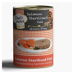 Chefs Choice Sterilised Somonlu Ezme Kedi Konservesi