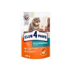Club4Paws Uskumrulu Premium Pouch Kedi Konservesi