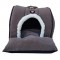 Crop Pet Eskimo Bahçeli Kedi Yuvası Koyu Gri