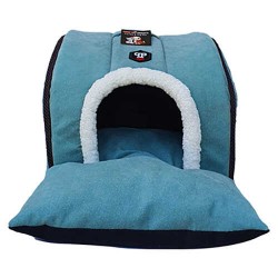 Crop Pet Eskimo Bahçeli Kedi Yuvası Turkuaz