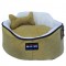 Crop Pet Oval Köpek Yatağı Hardal