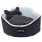 Crop Pet Oval Köpek Yatağı Koyu Gri