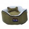 Crop Pet Oval Köpek Yatağı Yeşil