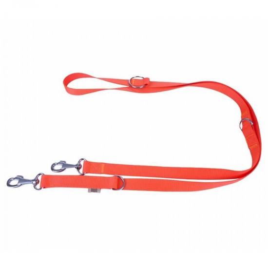 Doggie Ayarlanabilir Özellikli Dokumadan El Yapımı Köpek Gezdirme Kayışı Orange