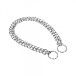 Doggie Eğitim Serisi Çift Boğma Zincirli Köpek Boyun Tasması