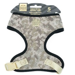 Doggie Havalı Dokuma Küçük Irk Köpek Göğüs Tasması Kamuflaj