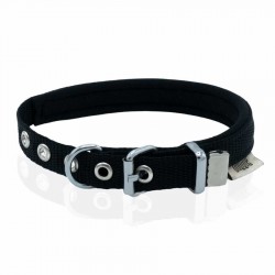 Doggie Konforlu Dokumadan El Yapımı Köpek Boyun Tasması Black