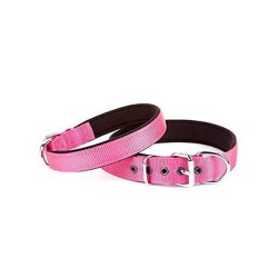 Doggie Konforlu Dokumadan El Yapımı Köpek Boyun Tasması Purple