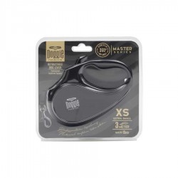 Doggie Master Serisi Otomatik Köpek Gezdirme Tasması Black