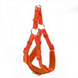 Doggie Polar Dokumadan El Yapımı Ronin Model Köpek Göğüs Tasması Orange