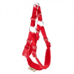 Doggie Polar Dokumadan El Yapımı Ronin Model Köpek Göğüs Tasması Red