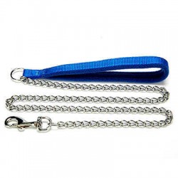 Doggie Polar Dokumadan El Yapımı Zincirli Köpek Gezdirme Kayışı Royalblue