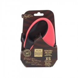 Doggie Soft Serisi Otomatik Köpek Gezdirme Tasmasısı Pink