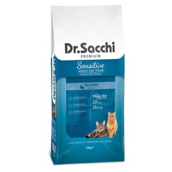 Dr.Sacchi Premium Sensitive Salmon Yetişkin Kedi  Maması