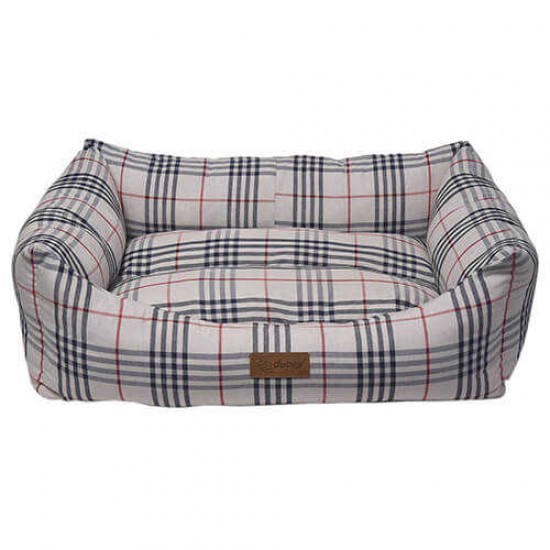 Dubex Danısh Kedi Köpek Yatağı Krem Kareli