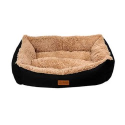 Dubex Jellybean İç Mekan Kedi Köpek Yatağı Siyah-Krem