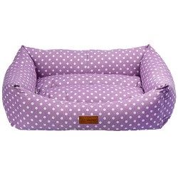 Dubex Makaron Lila Benekli  Kedi Köpek Yatağı