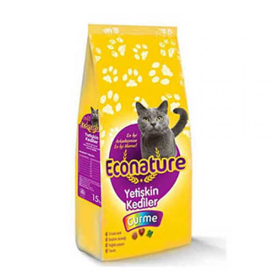 Econature Gurme Yetişkin Kuru Kedi Maması