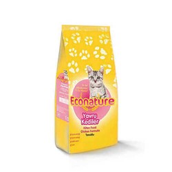 Econature Yavru Tavuklu Kuru Kedi Maması
