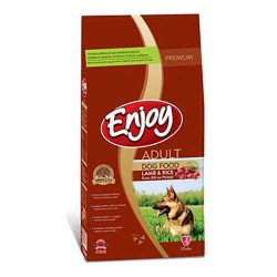 Enjoy Kuzu Etli Ve Pirinçli Yetişkin Köpek Maması
