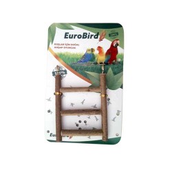 EuroBird Doğal Ahşap Kuş Oyuncağı Merdiven