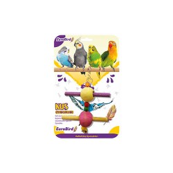 EuroBird Kuş Oyuncağı Renkli Dal Salıncak