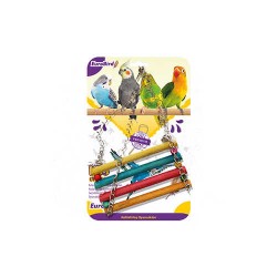 EuroBird Kuş Oyuncağı Renkli Sal Salıncak