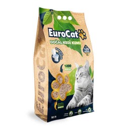 EuroCat Hızlı Topaklaşan Doğal Kedi Kumu