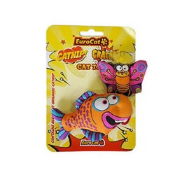 Eurocat Kedi Oyuncağı Kelebekli Turuncu Balık