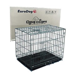 EuroDog Köpek Kafesi Siyah Dövme
