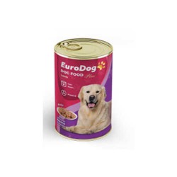 Eurodog Kuzu Etli Köpek Konservesi